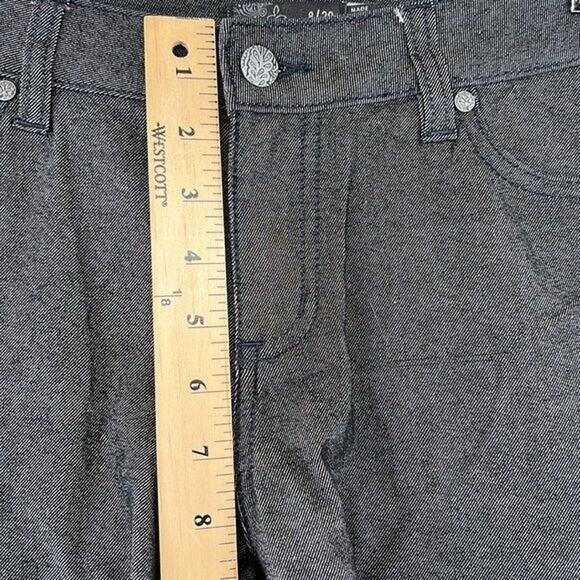 Prana Denim Pants Womens 8/29 (32x31) Black Dark Wash Straight Leg - Picture 5 of 11